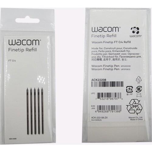 Wacom ACK20008 Finetip refill Pen nib Refill For PTH-660K1 PTH-860K1 pen intuos pro paper edition
