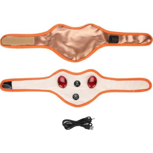 USB Electric Cervical Spine Belt Heating Infrared Vibrations Magnetic Therapy Shoulder Cervical Spine Massage Relieve Neck Mains