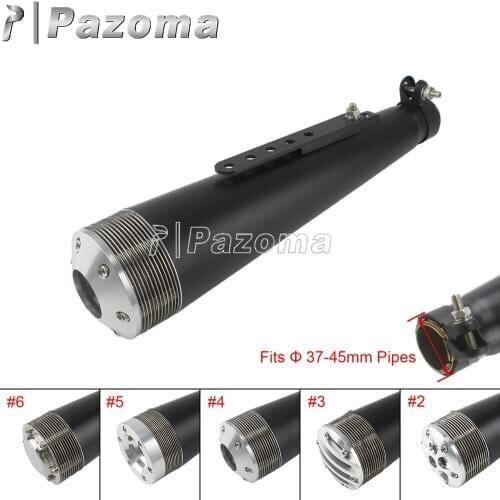 34-35mm Motorcycle Muffler Exhaust Pipe For Harley Sportster Dyna XL1200 XL883 Cafe Racer Bobber Universal Motorbike Silencer