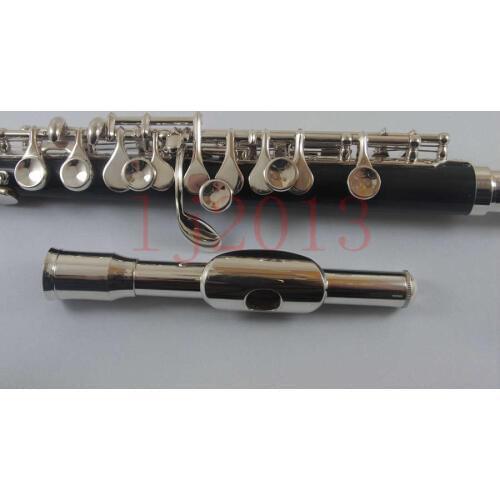 Top quality Silver plate PICCOLO Black Bakelite C Tone