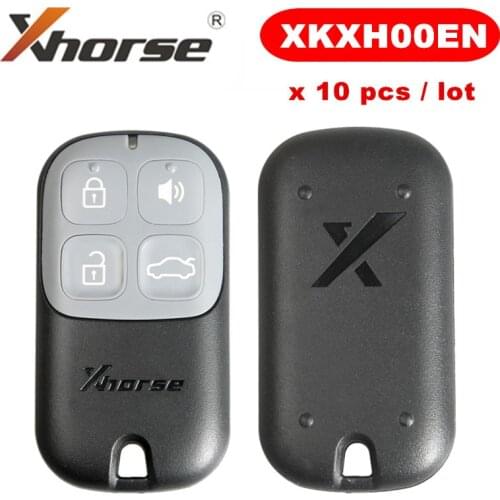 XHORSE XKXH00EN Wired Universal Remote Key Shell 4 Buttons for VVDI Key Tool English Version 10pcs/lot