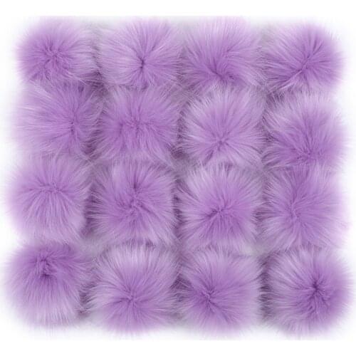 12cm Pom-Poms for Hats Hairball Decorative DIY Crafts for Handicraft Pompon Natural Fur Accessories for Toys Kitting Hat 1pc