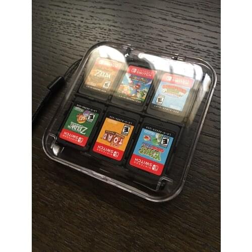12 in 1 Game Card Case SD Portable Cartridge Box Protector For Switch Storage Box Protector Case