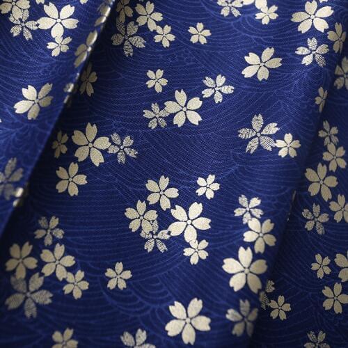 140CM*50CM Japanese Kimono Cherry blossoms cotton fabric dressmaking craft fabric patchwork sewing material tissue