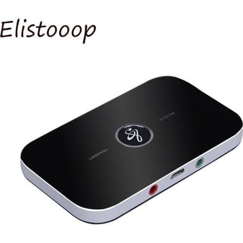 2018 3.5mm Aux 2 in 1 Bluetooth 4.1 Audio Transmitter Receiver Hifi Wireless A2DP Music Sound Converter for Tablet Speaker TV