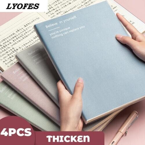 4PCS Notebooks and Journals Diary Notepads Planner Office Supplies Notebooks for Students Budget Book School Supplies Notebook