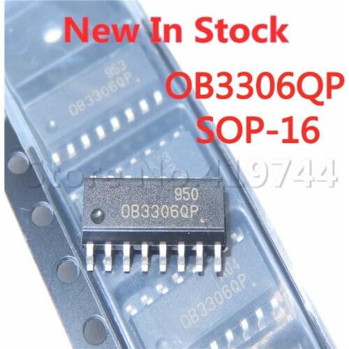 5PCS/LOT OB3306QP OB3306 SOP-16 LCD power chip CCFL backlight controller chip In Stock NEW original IC