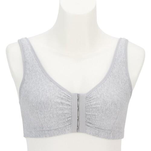 8836 Front Buckle Beauty Back Bra Plus Size Vest Type Sports Yoga Mother Thin Underwear Bra Women