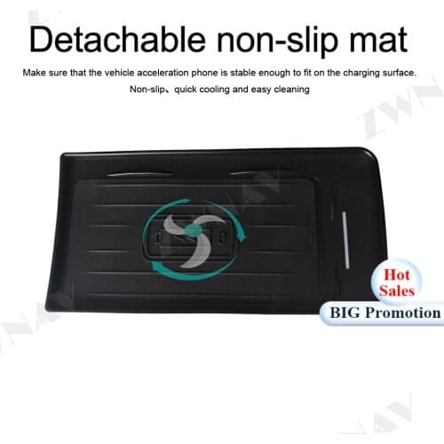 QI Car Wireless Charger Quick Charge For Range Rover Sport 2018-2019 for Iphone XR X for Huawei P30 Infrared Sensor Phone Holder