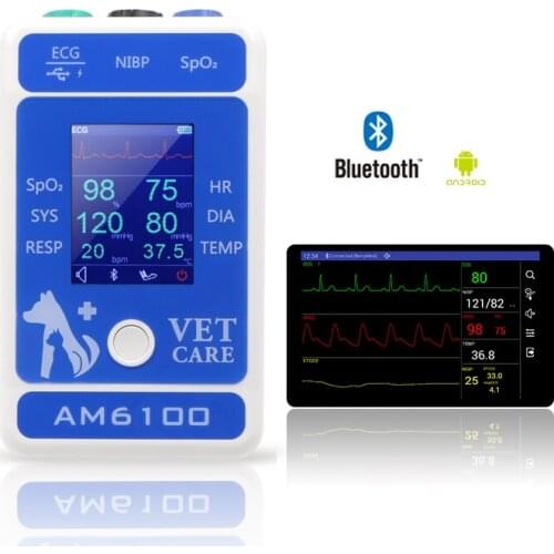 Berry Multi-parameters Portable Veterinary Vet Vital Sign Blood Pressure Monitor Equipment