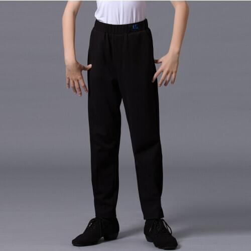Boys Ballroom Latin Dance Pants Professional ChildrenS Plus Size Trousers Cha Cha Samba Rumba Performance Dancing Wear DWY2867