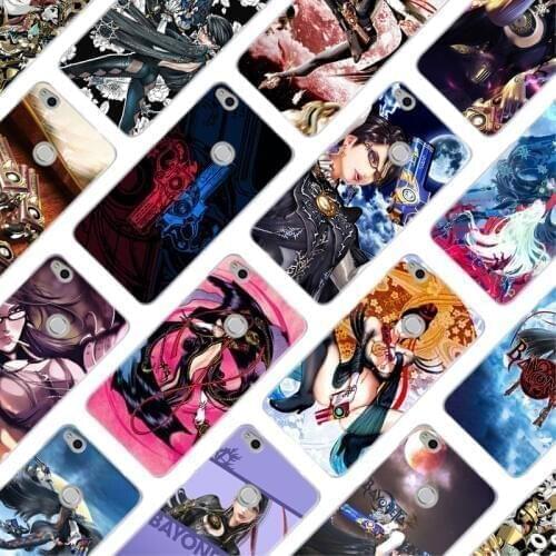 MLLSE Bayonetta Video game Fashion Hard Case Cover for Huawei NOVA 3 3i 4 Honor V20 8X 8A 7A Pro 7X 7C 7S 8 9 10 Lite Play Cover
