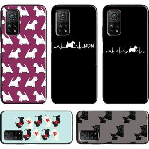 Westie Scottie Terrier For POCO X3 Pro F1 F2 F3 M3 Phone Case For Xiaomi Mi 11 Lite Ultra Mi A3 9T 10T Pro Shell