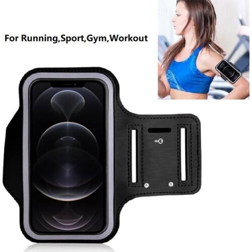 Running Sport Phone Arm Band Case For iPhone 12 11 Pro Max SE 2020 XR XS Mini X Sports Phone Holder Pouch Gym Bag On Hand Fitnes