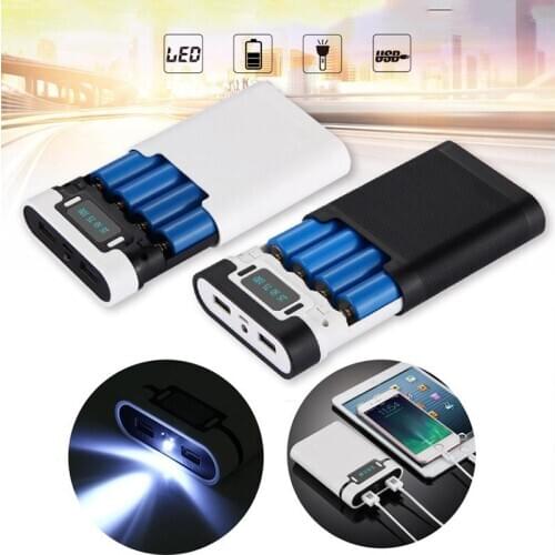 18650 Battery Holder USB Power Bank Battery Box External Box Mobile Phone Charger Shell Case Charging Storage Case For Xiaomi