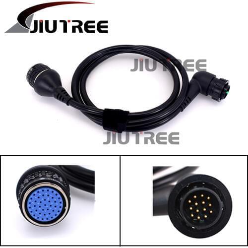 JIUTREE Truck Diagnostic 14 pin Cable for MB SD Connect Compact C4 C5 Star Diagnosis
