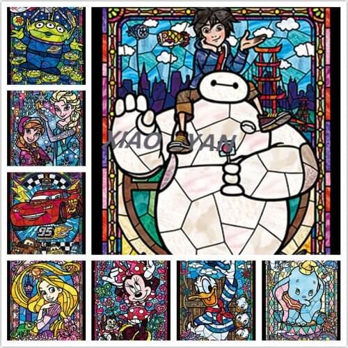 Disney 5D Diy Full Square Diamond Painting Mosaic Embroidery Cartoon Series Embroidery Cross Stitch Kits Home Decor Painting