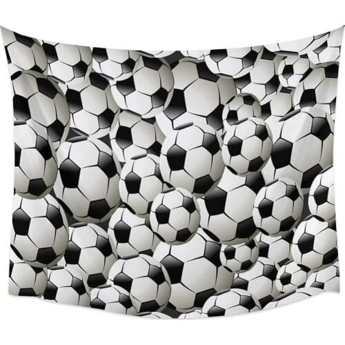 Soccer Curtains Balls Football Tapestry Wall Hanging Room Carpet Dorm Tapestries Art Home Decoration Accessories