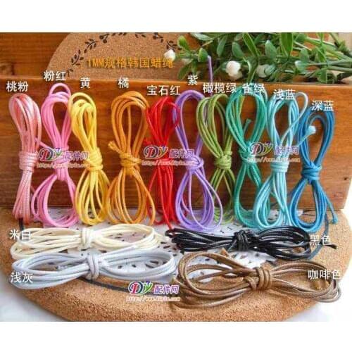 10 meters Korean Waxed Cord String Thread 1.5mm