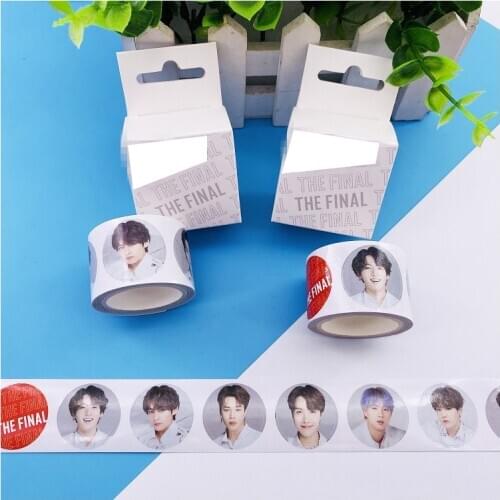 KPOP round stickers round hand account stickers photo stickers stickers stationery stickers star stickers little stickers 7