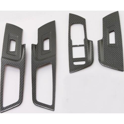 Car stainless steel inner door Window glass switch cover trim For Passat B8 sedan/Variant LHD