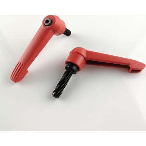 M8 clamp lever Plastic adjustable handle .Lever arms .Tension levers lever clamping scew