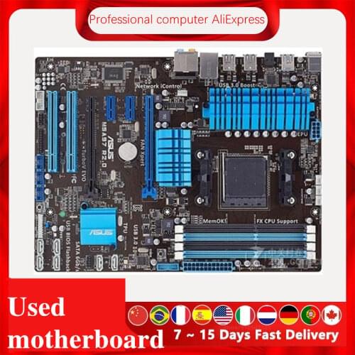 For ASUS M5A97 R2.0 Motherboard Socket AM3+ DDR3 32GB For AMD 970 FX Original Desktop Mainboard M5A97 SATA III Used Mainboard