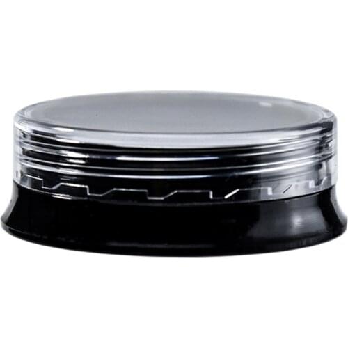 Mini 3g Empty Cream Jar Black Acrylic Refillable Cosmetic Container Makeup Eyeshadow Emulsion Loose Powder Container 50 pcs/lot