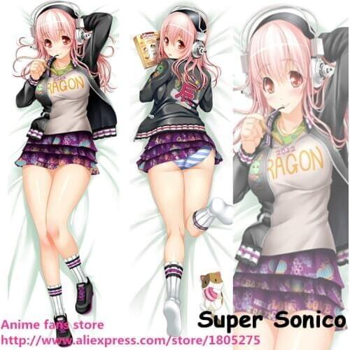 Hentai Sexy Japanese Anime Pillowcase Super Sonico the Animation Cute decorative Hugging Body Pillow Case