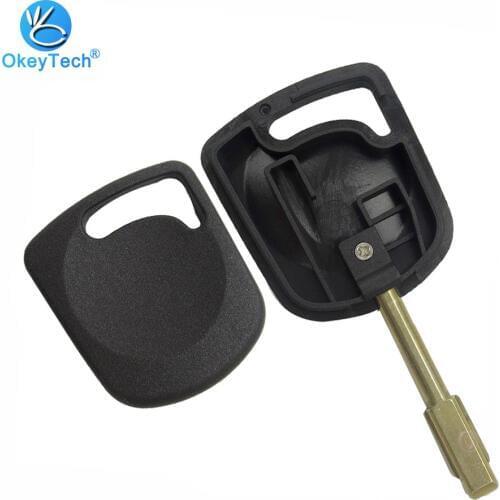 OkeyTech 5pcs/lot Transponder Key Shell No Chip FO21 Blade Cover Fob Case for Ford Focus Mondeo KA Jaguar XJ8 Transit Connect