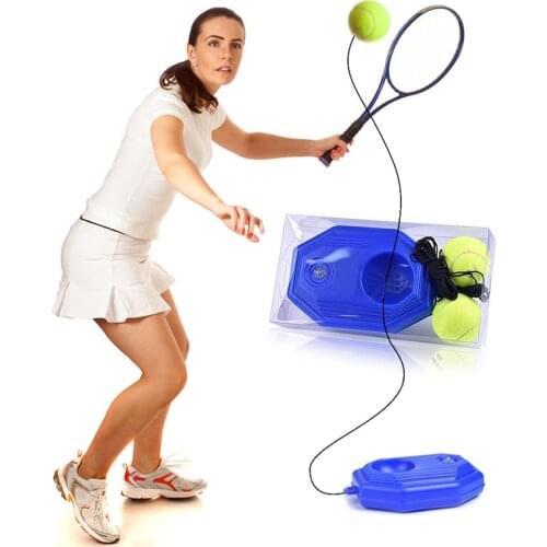 Perfect Solo Tennis Trainer Cemented Baseboard With 3.8M Long Rope For Daily Self-study And Training Tennis Practice Accessories