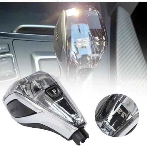 Crystal Glass Gear Shift Knob with Start Switch Replacement for BMW 3/4 series G20 G22 X5 G05 X6 G06 G07 Z4 2019