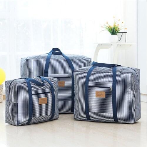 Japanese Version Oxford Cloth Duffel Bag Travel Clothing Quilt Storage Bag Large Capacity Multi-functional Handbag Travel Bag