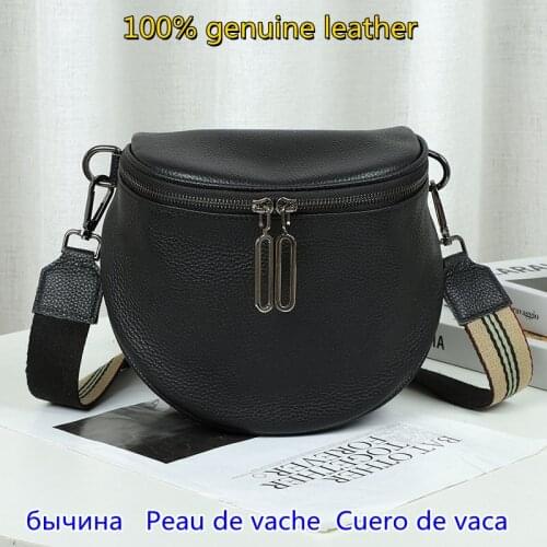 New Womens Genuine Leather Shoulder Bag Luxury Brand Design Cowhide Women Handbag Casual Women bag Fashion Female Messenger Bag