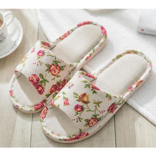 Sunny everest 2018 new Home slipper unsex family shoes nonskid soft cotton shoes women slipper flax soft sole 37-45