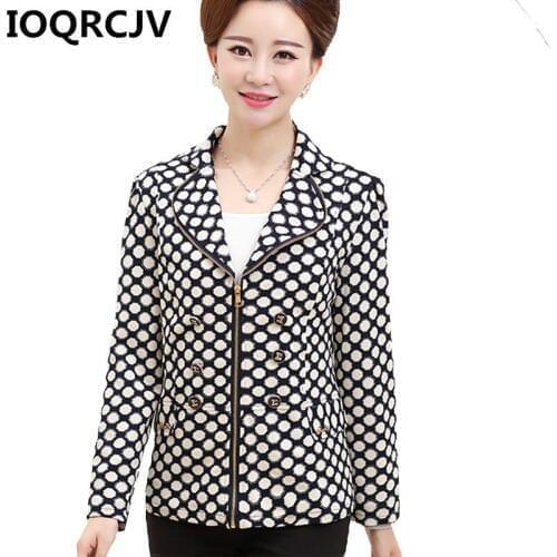 2019 Women Short Jacket Retro Floral Print Long Sleeve Casual Zipper Bomber Jackets Autumn Coat Female Biker Outwear Tops R519