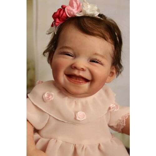 19inch Reborn Baby Doll Kit Autumn Full Body Soft Silicone Unpainted Diy Doll Parts Diy Toy Drop Shipping