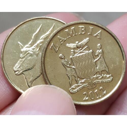 20mm Zambia Antelope ,100% Real Genuine Commemorative Coin,Original Collection