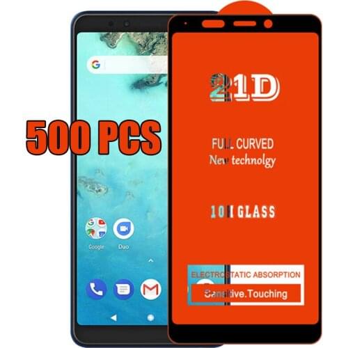 500pcs 21D Tempered Glass Full Glue Cover Film Screen Protector For VIVO X60 V21 E V20 Pro SE IQOO Z3 Y51 Y51A Y31 Y72 Y73S S7