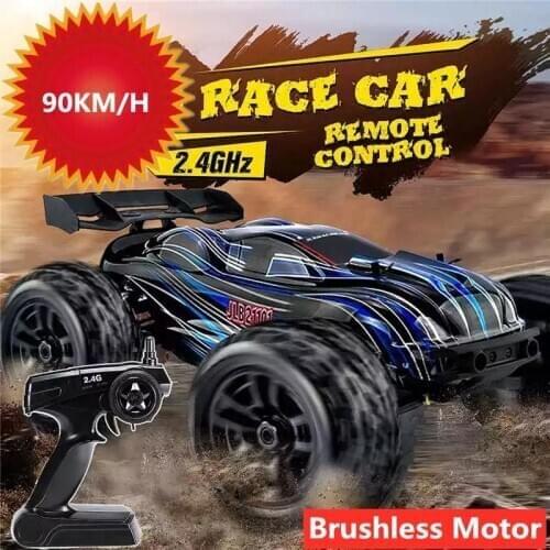 90KM/H High Speed Professional Car 4WD 2.4Ghz Remote Control RC Racing Drift Truck Brushless Motor Waterproof Big Size Vehical