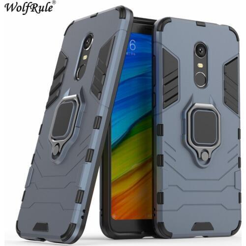 Car Phone Holder Magnetic Case For Xiaomi Redmi 5 Plus Case On Redmi 5 Plus Finger Ring Stand Cover For Xiaomi Redmi 5 Plus 5.99