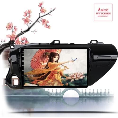 6G+128G 2.5D 2Din Android 10.0 GO car Multimedia player GPS for TOYOTA HILUX 2016 2017 2018 2019 2020 WiFi BT Head unit