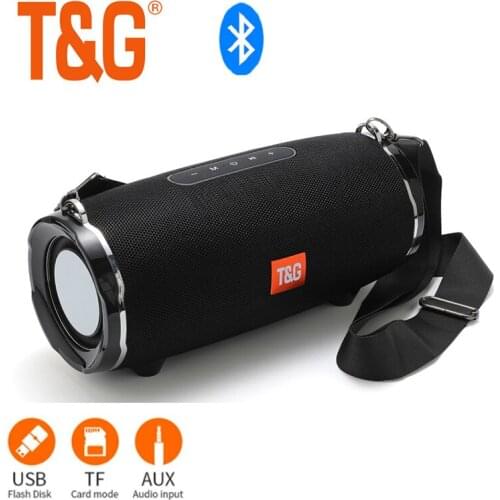 TG187 Wireless Subwoofer Square Bluetooth-Compatible Speaker Wireless Shoulder Carrying BT Card War Drum 30W High Power Speaker