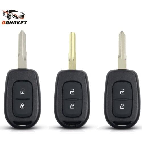 Dandkey Replacement Remote Car Key Shell Case For Renault for Renault Sandero Dacia Logan Duster Kwid Sandero XP Megan 2 Buttons