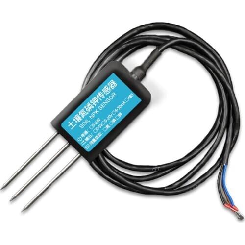 Soil Nitrogen Phosphorus Potassium Sensor Soil Detector Organic Matter Soil Tester RS485