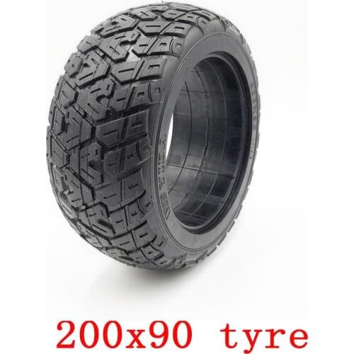 Electric Scooter200x90 Solid Tire 8 Inch Wide Tire For Torsion Truck Non-inflatable Unbreakable Explosion-proof