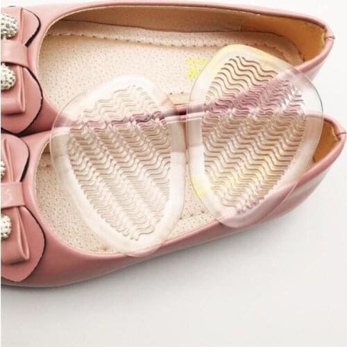 2PCS Fashion Flat Feet Orthotic Arch Support Gel Pads Non-Slip Pain Relief Shoes Insoles High Heels Silicone Gel Forefoot Pads