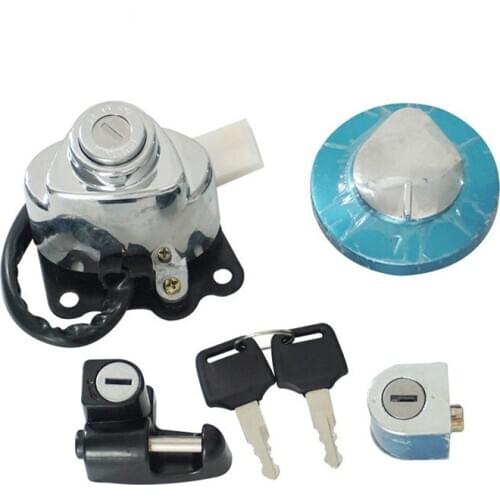 Motorcycle Ignition Fuel Gas Tank Cap Cover Lock For Honda CA250 Steed 400 600 Magna 250 VLX600 VLX400 Steed400 VT250