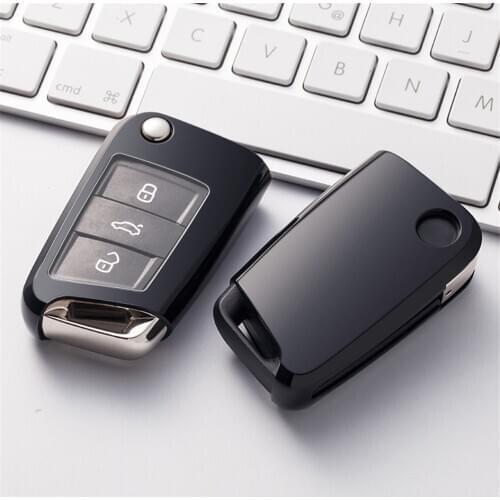 KUKAKEY TPU Car Key Case Cover Key Protection Shell For Skoda Octavia 2 3 A7 Rapid Fabia Superb Kodiaq Karoq Yeti Key Bag
