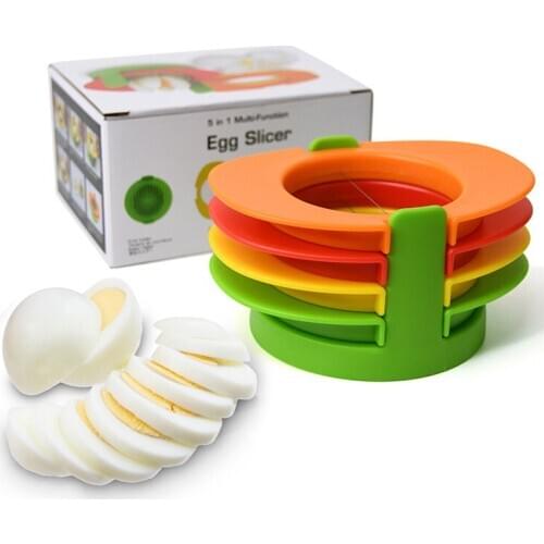 Multifunctional Boiled Egg Slicer Egg Cutter Opener Egg Splitter Splitter Egg Slicer Sectione Cutter Mold Cooking Kitchen Tools